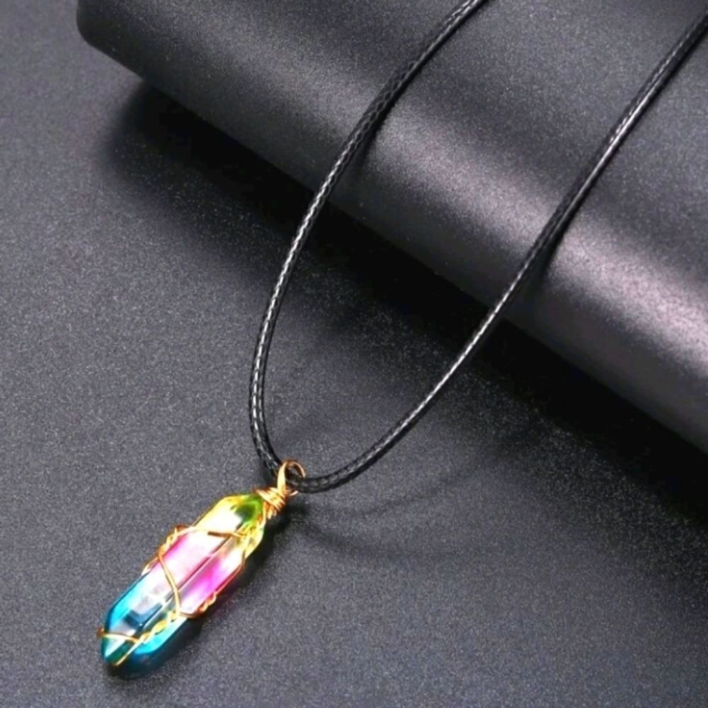 GEOMETRIC meditation pendant necklace male or female - Picture 5 of 9
